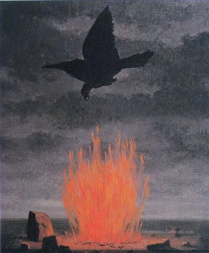 magritte Tableau Peinture - les fanatiques 1955 René Magritte